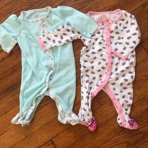 Bundle of two 3 month pajamas